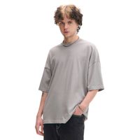 Cropp - Изчистена тениска - Светло сиво