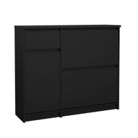 Livetastic SKRINKA NA TOPÁNKY, čierna, 108,9/92,9/31,5 cm