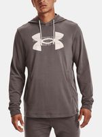 Under Armour UA Rival Terry Logo Hoodie Melegítő felső Barna