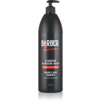 Joanna Barber Line Beard and Hair Shampoo шампунь для волосся та бороди для чоловіків 1000 мл