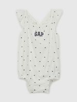 Biele dievčenské baby vzorované body GAP