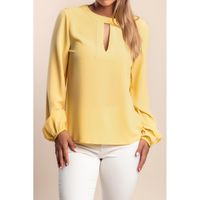 Bluza S Dekolteom, Žuta