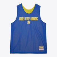 Mitchell & Ness NBA Team Glory Reversible Mesh Warriors Top - Pánske - Dres Mitchell & Ness - Žlté - TP10120-GSWBLUE - Veľkosť: XL