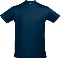 Sol's Pánské bavlněné tričko Imperial vysoká gramáž Barva: modrá námořní světlá, Velikost: XL L190