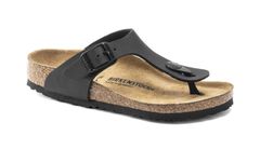 Birkenstock Gizeh Kids Birko-Flor Regular Fit Black Dámske,Detské - Sandále Birkenstock - Čierna - 0846141-33 - Size: 33