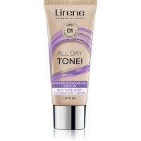 Lirene ALL DAY TONE! Mitrinošs tonālais krēms ādas mirdzumam (tonis) 01 Light 30 ml