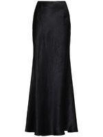 Harlow Crinkled Satin Long Skirt