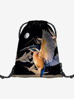 BAAGL  eARTh - Kingfisher by Caer8th Gymsack Schwarz