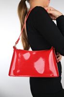 LuviShoes JOSELA Red Patent Leather Women's Handbag