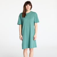 Urban Classics Ladies Organic Oversized Slit Tee Dress Green S