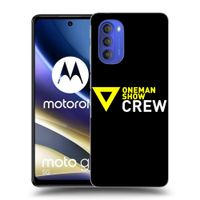 Silikónový čierny obal pre Motorola Moto G51 - ONEMANSHOW CREW