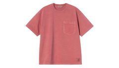 Carhartt WIP S/S Torion Pocket T-Shirt Red Pánske - Tričká Carhartt WIP - Červená - I035957_33G_B7-S - Size: S