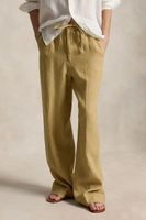 Polo Ralph Lauren nohavice wide leg dámske ľanové
