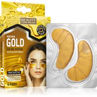 Beauty Formulas Gold hydrogélová maska na očné okolie s kolagénom 6 ks