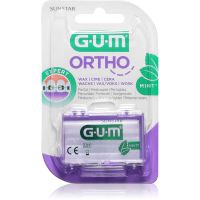 G.U.M Ortho Mint κερί για ορθοδοντικά μηχανήματα 5 τμχ