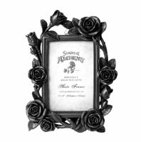 Dekoration (Fotorahmen) ALCHEMY GOTHIC - Rose & Vine - Black