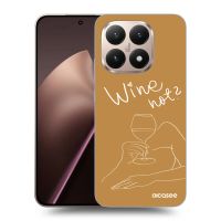 Silikónový čierny obal pre Xiaomi 15T - Wine not