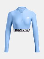 Under Armour HeatGear Rib 1/4 Zip LS Majica plava