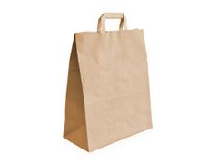 250 ks - Papierová taška 320x160x390 na menuboxy, ploché držadlá