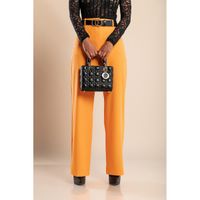 Elegante Hose Mit Weitem Bein, Orange