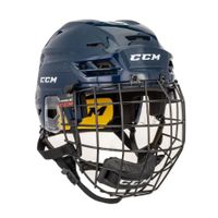Helma CCM Tacks 210 Combo SR, tmavo modrá, Senior, L, 58-63cm