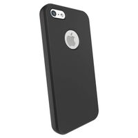 Liquid case Apple iPhone 5/5S/SE - Vlastné gravírovanie - Čierna