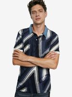 Desigual Polo Vincent Polo T-Shirt Blau