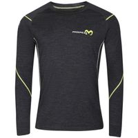 PROGRESS MERINO LS Мъжка функционална тениска от мерино, черно, размер