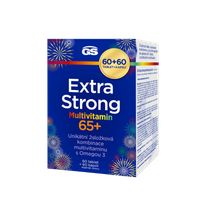 GS Extra Strong Multivitamin 65+, 60 tablet + 60 kapslí, dárkové balení 2025