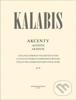 Akcenty (Cuklus klavirních výrazových studií) - Viktor Kalabis - kniha z kategorie Noty