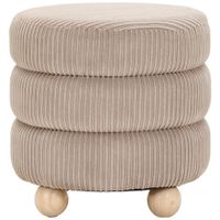 Xora TABURET, dřevo, textil, 42/41/42 cm