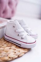 FR1 Dziecięce Wysokie Trampki Białe Filemon