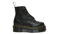 Dr. Martens Sinclair Leather Platform Boots Ženy - Obuv Dr. Martens - Černá - DM22564001-7 - Size: 7