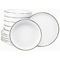 Creatable JEDÁLENSKÝ SERVIS Nordic Festive Weiss 12-dielne