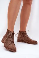 S. BARSKI Alacsony Csizmák Lyukasztott Mintával S.Barski