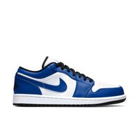 Air Jordan 1 Low "Game Royal" - Pánske - Tenisky Jordan - Biele - 553558-124 - Veľkosť: 45