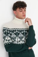 Herren Pullover Trendyol Jacquard