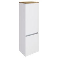 Held STREDNE VYSOKÁ SKRINKA, biela, farba duba, 40/130/35 cm
