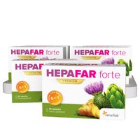 Hepafar forte PREMIUM: 3-mjesečni detox jetre - 3+3 GRATIS