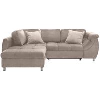 Livetastic ROZKLADACIA ROHOVÁ POHOVKA, textil, taupe