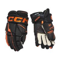 Rukavice CCM Tacks XF SR, Senior, 15", čierna-oranžová
