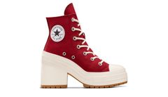 Converse Chuck 70 De Luxe Heel Ženy - Tenisky Converse - Červená - A12576C-6.5 - Size: 6.5