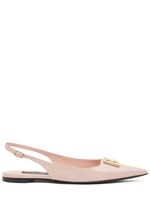 Leather Slingback Flats