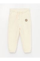 LC Waikiki Baby Boy Jogger Tracksuit Bottoms with an Elastic Printed Waist.