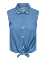 ONLY Bluza 'ONLBriar'  plavi traper / biserno bijela