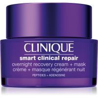 Clinique Smart Clinical™ Repair Overnight Recovery Cream & Mask nočna vlažilna maska in krema za regeneracijo in obnovo kože obraza 50 ml