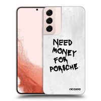 Silikónový čierny obal pre Samsung Galaxy S22+ 5G - White Dollar