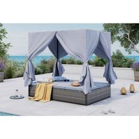 Ambia Garden ZÁHRADNÉ LEŽADLO kov, plast, textil