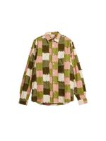 Desigual Košulja  boja pijeska / zelena / maslinasta / rosé