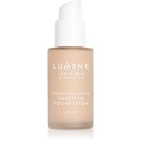 Lumene Invisible Illumination Vegan Collagen Serum in Foundation leichtes Make-up mit nahrhaften Effekt SPF 30 1.5 30 ml
